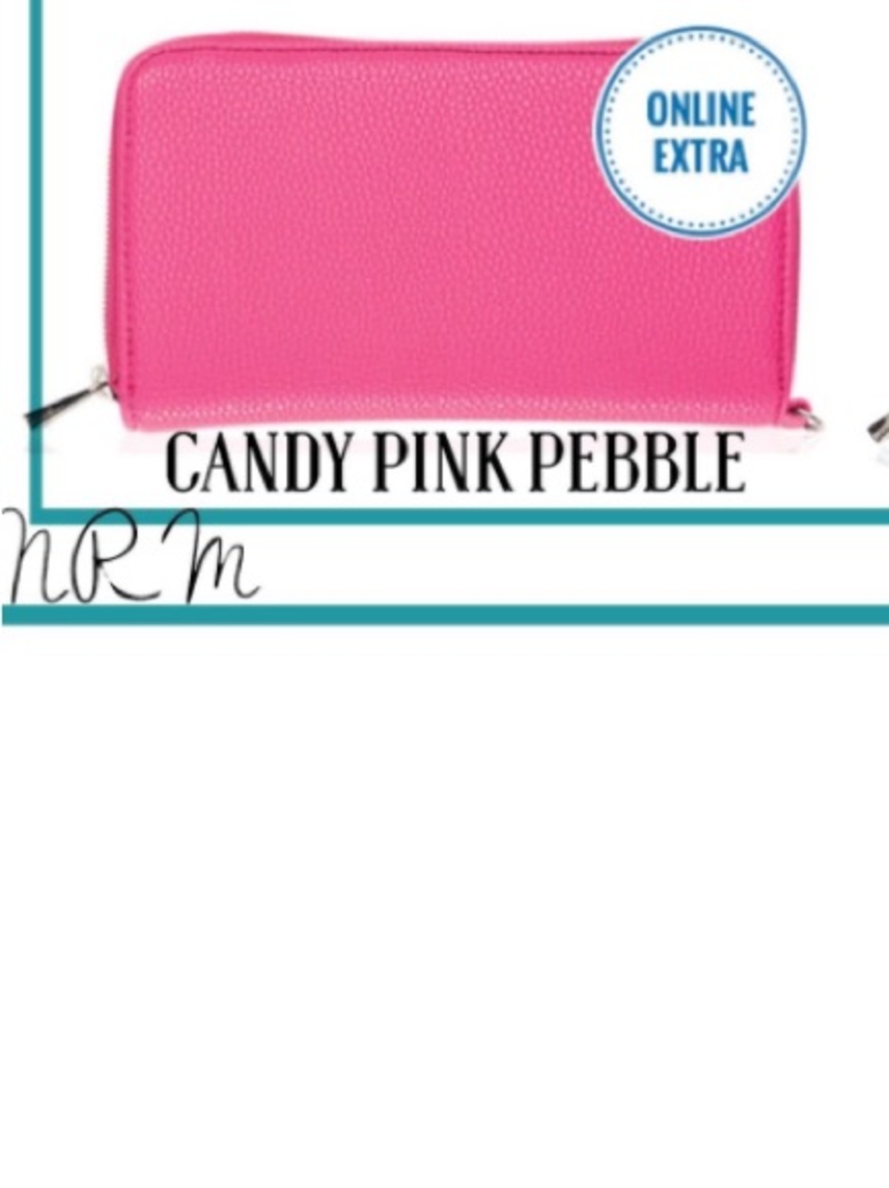Thirty-One All About the Benjamins Wallet in Candy Pink Pebble
